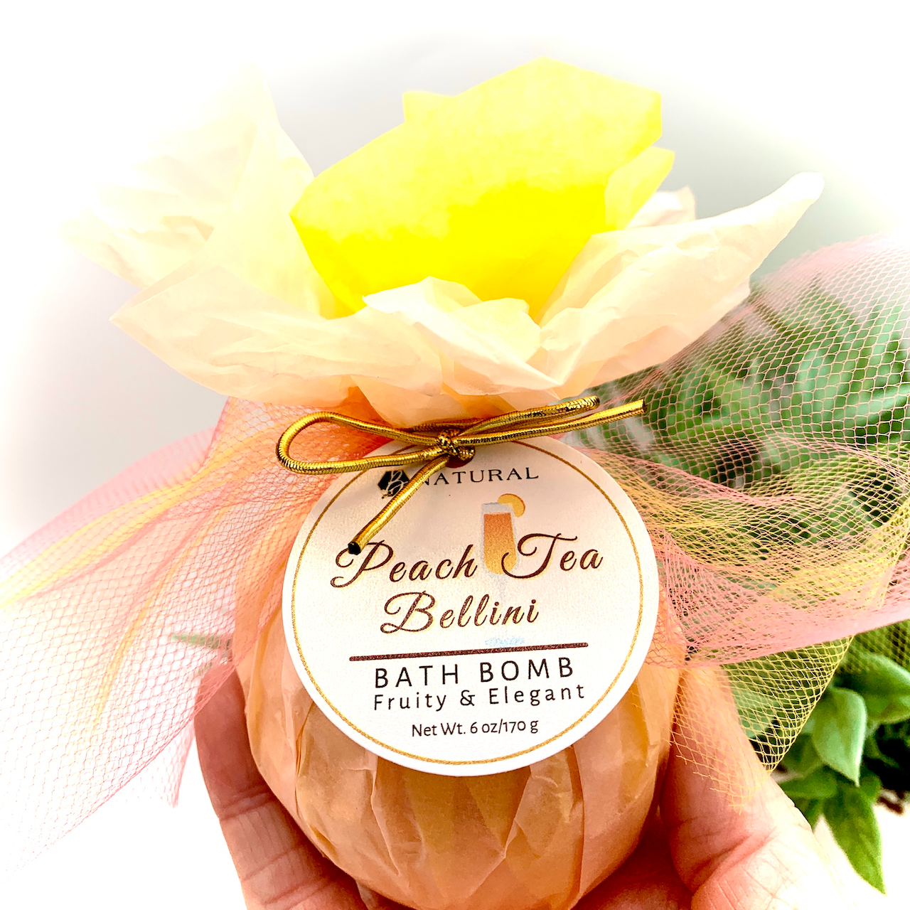 Bath Bomb | Peach Tea Bellini