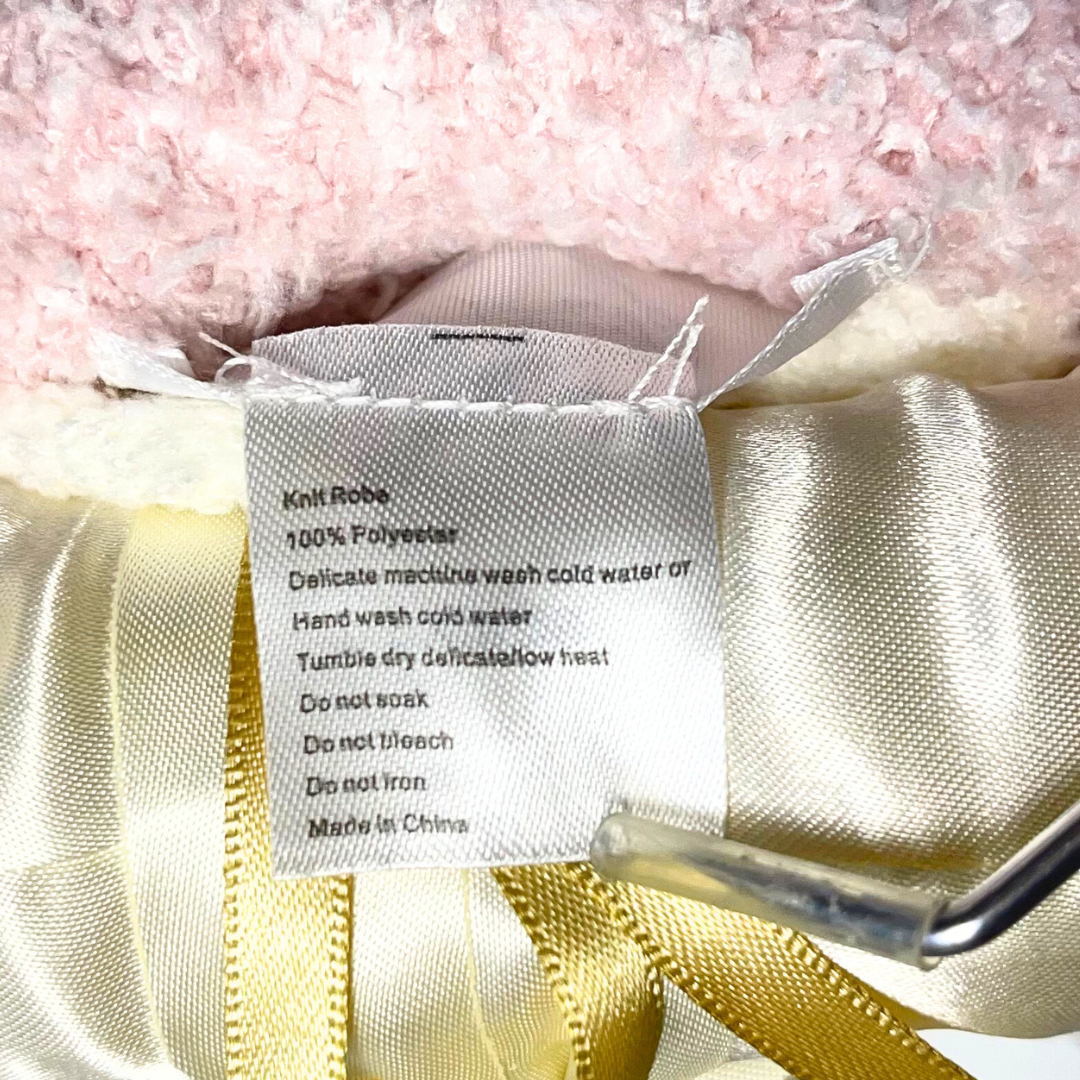 Blush Leopard Chenille Robe