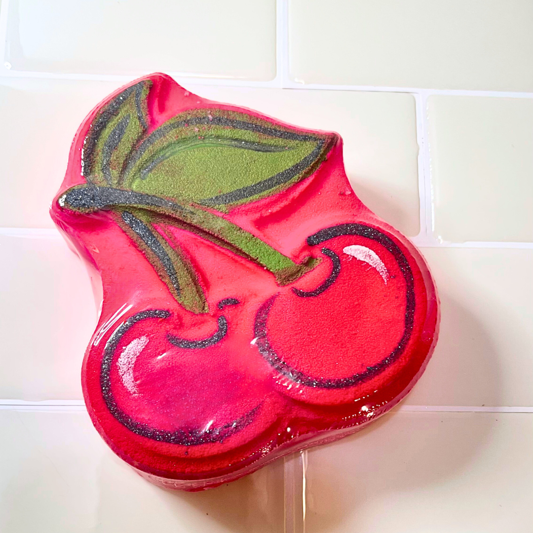 Cherry Drop Bath Bombs