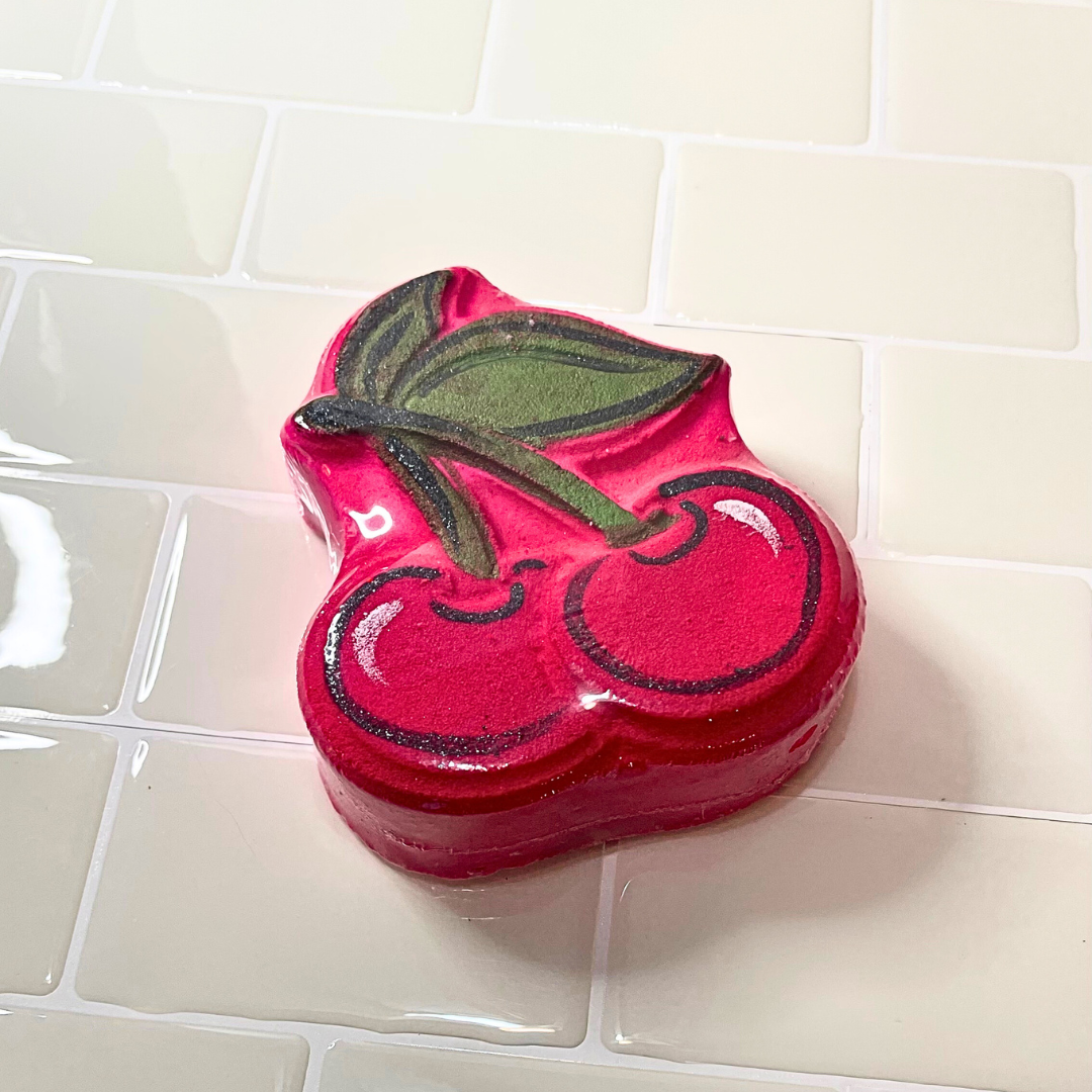 Cherry Drop Bath Bombs