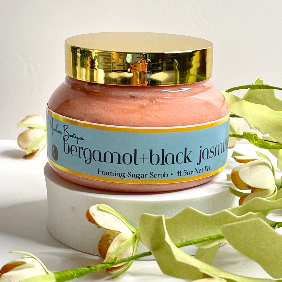 Foaming Sugar Scrub - Bergamot+Black Jasmine