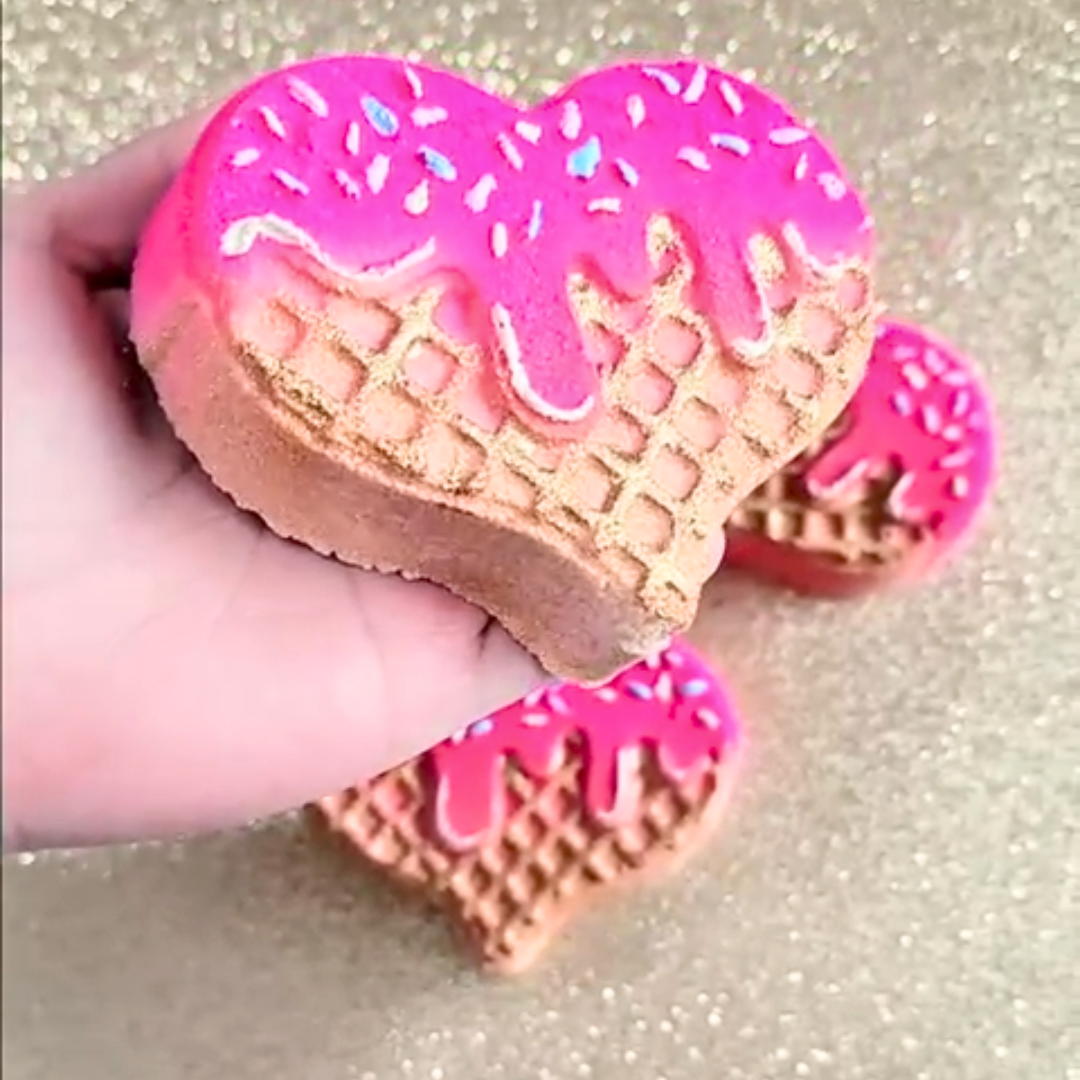 Waffles & Sprinkles Bath Bombs