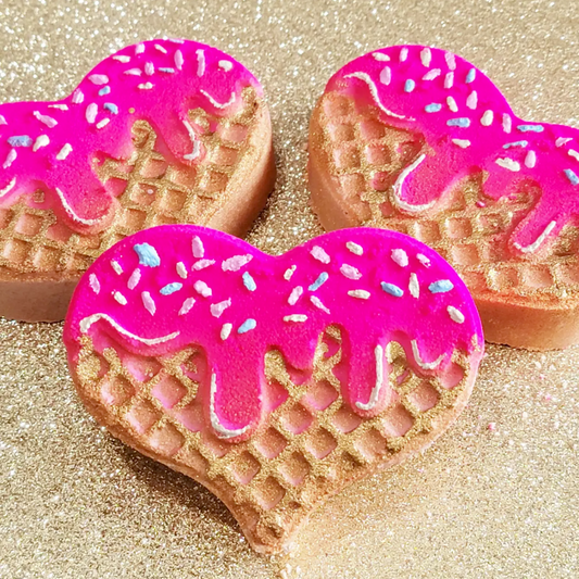 Waffles & Sprinkles Bath Bombs