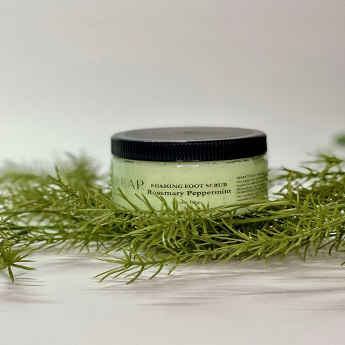 Peppermint Foaming Foot Scrub