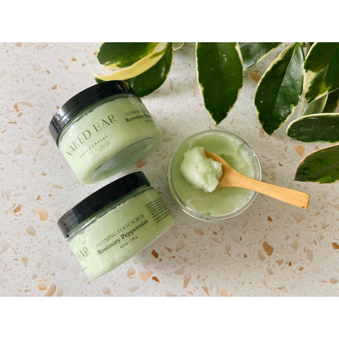 Peppermint Foaming Foot Scrub
