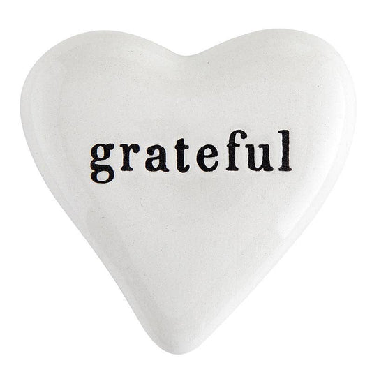 Ceramic Heart - Grateful