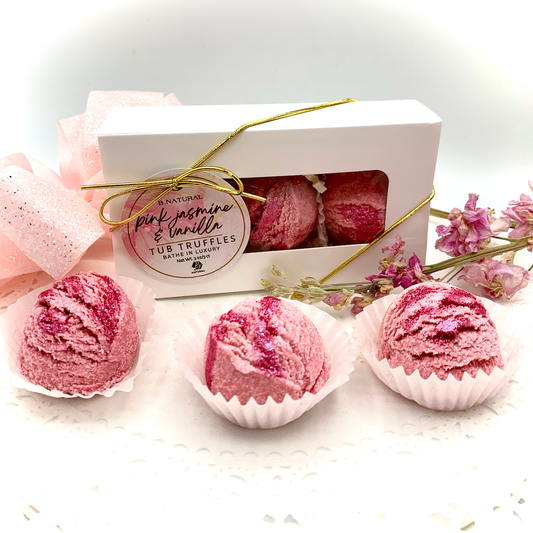 Bath Truffles Gift Set | Pink Jasmine & Vanilla